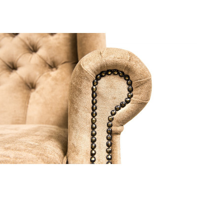 Ohrensessel Sessel Fernseh Stuhl Polster Sofa Relax 1 Sitzer Chesterfield