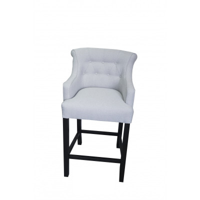 Designer x4 Graue Chesterfield Barhocker Designer Stuhl-Set Polster Lehnstühle