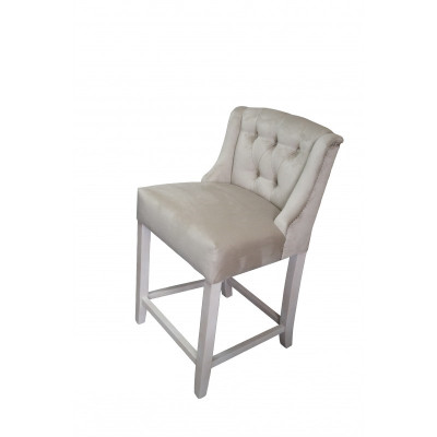 Exklusive x4 Chesterfield Barhocker Barstühle Stoffsitzer Designer 4-er Set