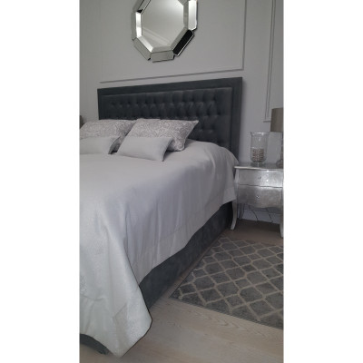 Chesterfield Bett Polster Doppel Hotel Deko Betten Schlafzimmer 140x200cm