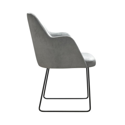 Design Stuhl Sitz Praxis Ess Zimmer Stühle Stoff Textil Polster Warte Kanzlei