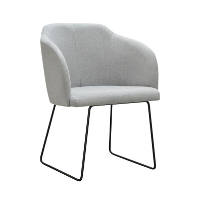 Stuhl 4x Esszimmer Fernseh Lounge Club Textil Sitz Sessel Set Neu