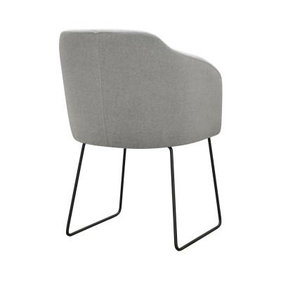 Stuhl 4x Esszimmer Fernseh Lounge Club Textil Sitz Sessel Set Neu