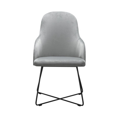 Stuhl 6x Esszimmer Polsterstuhl Textil Sitz Set Neu Club Fernseh Sessel
