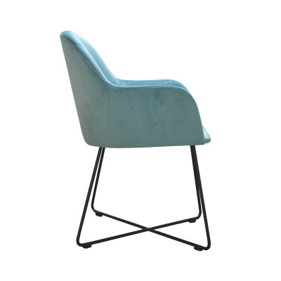 Design Stühle Stuhl Sitz Praxis Ess Zimmer Polster TextilStoff Warte Kanzlei