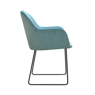 Design Stühle Stuhl Sitz Praxis Polster Ess Zimmer Textil Stoff Warte Kanzlei
