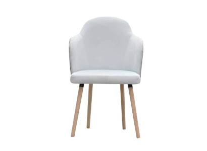 Stuhl 4x Esszimmer Polsterstuhl Fernseh Lounge Club Textil Sitz Sessel Set