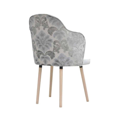 Stuhl 4x Esszimmer Polsterstuhl Fernseh Lounge Club Textil Sitz Sessel Set