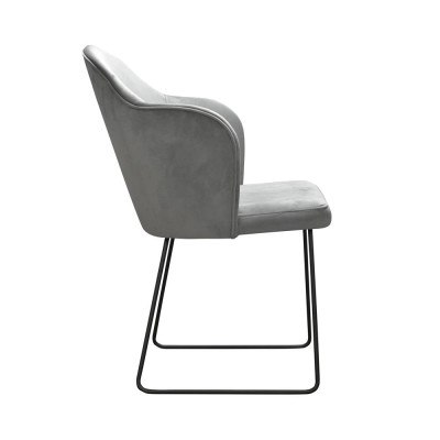 Stuhl 6x Esszimmer Polsterstuhl Fernseh Lounge Club Textil Sitz Sessel Set