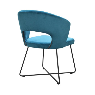 Stuhl 4x Esszimmer Polsterstuhl Fernseh Lounge Club Sitz Textil Sessel Set