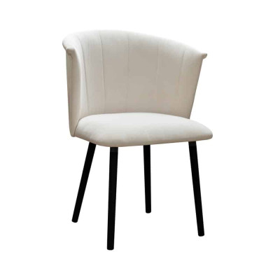 Stuhl 4x Esszimmer Fernseh Polsterstuhl Lounge Club Sitz Textil Sessel Set