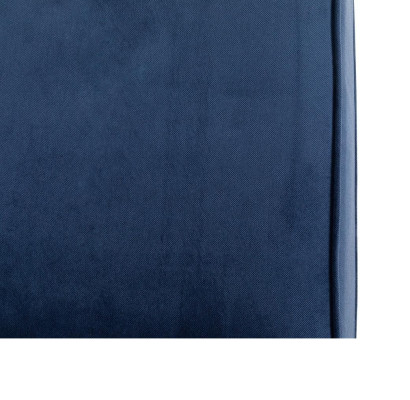Designer Sessel 1 Sitzer Blau Leder Textil Luxus Club Lougne Sofa Chesterfield