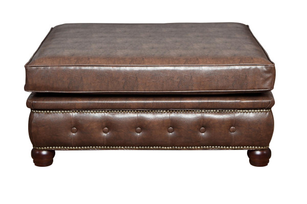 Fußhocker Club Lounge Hocker Chesterfield Textil Ottoman Design Ottomane Stoff