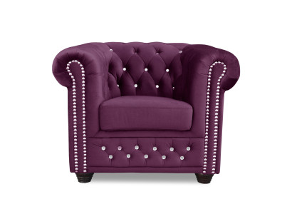 Sessel Club Lounge Designer Lehn Stuhl Polster Sofa 1 Sitzer Fernseh Textil Neu