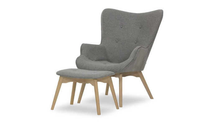 Sessel Fenseh Couch Sofa Holz 1 Sitzer Couchen Polster Wohnzimmer