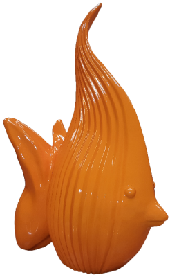 Designer Figur Moderne Figuren Dekoration Fisch Deko Garten Skulptur Skulpturen