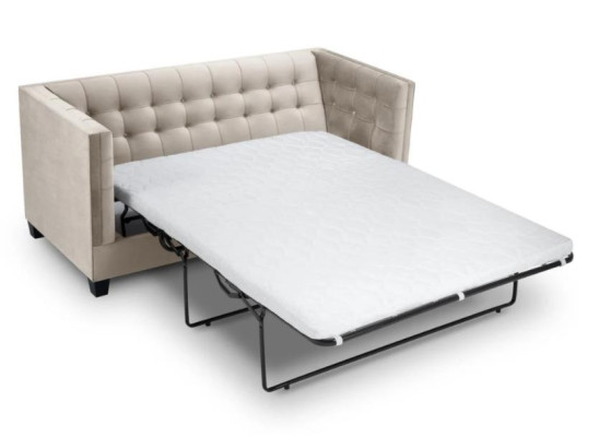 Schlafsofa Taupe Sessel Kreative Möbel Textil Stoff Neu Wohnzimmer Sofa