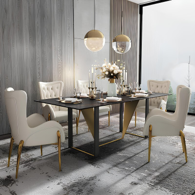 Ess Zimmer Chesterfield 1x Stuhl Set Garnitur Sitz Polster Wohnzimmer