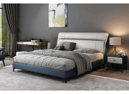 Luxus Hotel Betten Doppel Bett Design Holz Modern Möbel Schlafzimmer