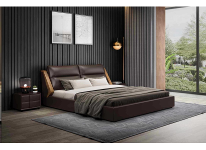 Bett Polster Design Luxus Doppel Hotel Betten Ehe 180x200cm Schlaf Zimmer Leder