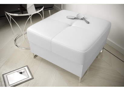 Ottomane Pufa Stoff Textil Ottoman Design Sitzbank Fußhocker Lounge Hocker Club