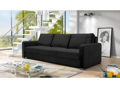 Schlafsofa Sofas Klapp Textil Couch Bett Sofa Kasten Couchen Polster Möbel Stoff