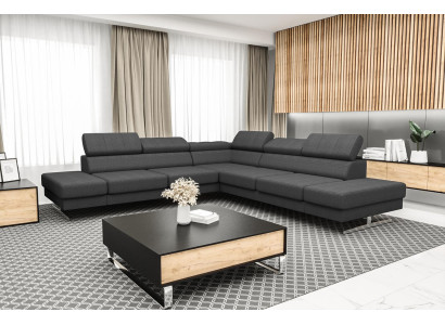 Design Sofa Couch Polsterung Wohnzimmer L-Form Modern Elegant Wohnlandschaft Neu