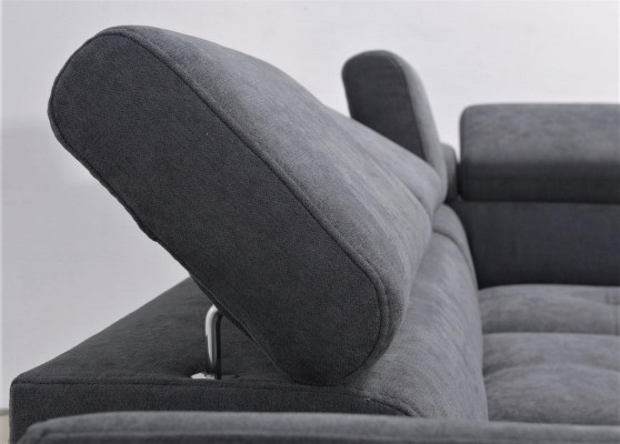 Sofa Couch Polsterung L-Form Wohnzimmer Design Ecke Leder Neu Beige Luxus
