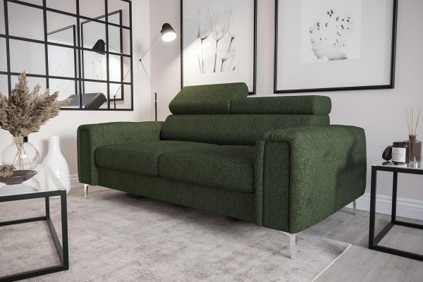 Design Couchen Luxus Polster Möbel Sofa Couch Sitz Leder Textil Neu 186x100cm