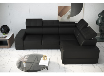 Ecksofa Couch Sofas Textil Bett Funktion Design L Form Modern Luxus Couchen Neu
