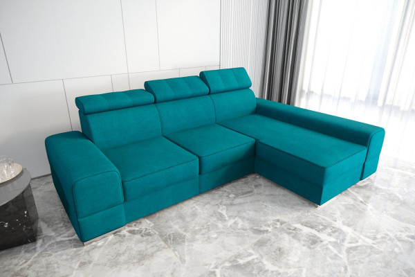 Design Ecksofa L-Form Couch Leder Beige Wohnzimmer Elegant Luxus Moderne Möbel