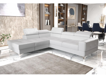 Ecksofa L-Form Sofa Wohnlandschaft Polster Multifunktion Design Modern Textil