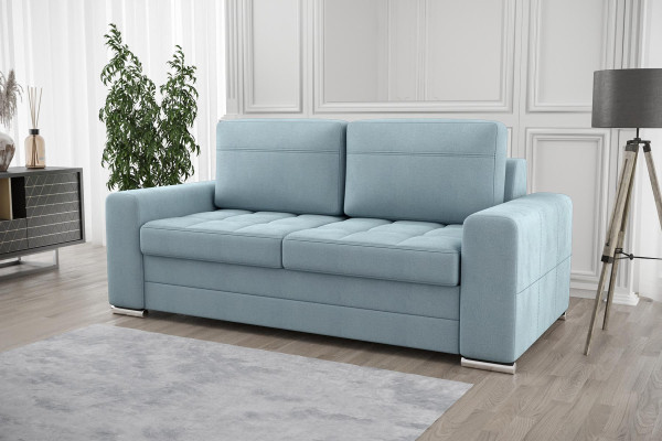Design Polster Modern 100% Textil Stoff Modern Zweisitzer Sofa 2 Sitzer Couch