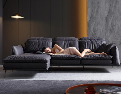 Ledersofa Ecksofa Sofa Couch Polster Eck Garnitur Designer Möbel