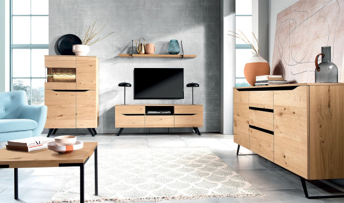 Design Vitrine Kommode Anrichte Side Schrank Regal Luxus Wohnzimmer Schränke Neu