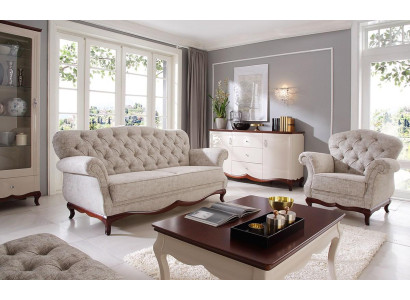 Designer Möbel Sofa Coch 3 Sitzer Polster Sofas Wohnzimmer Couchen Modern Stil