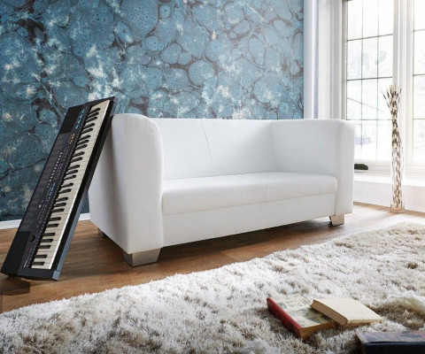 Sofa Couch Design Polster Modern Leder Sofas 2 Sitzer Zweisitzer Designer Neu