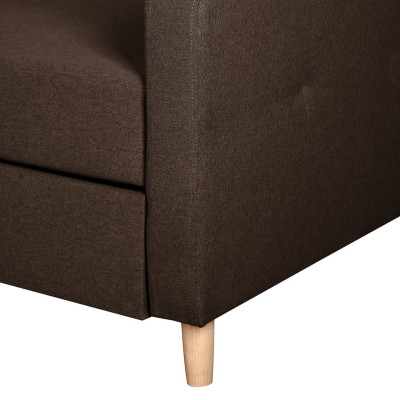 Design Ecksofa Schlafsofa Bettfunktion Couch Leder Textil Polster Sofas Kasten