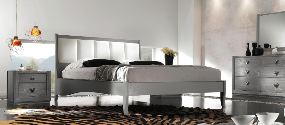Schlafzimmer Bett Nachttisch Betten Holz Gruppe Doppel Design Garnitur Set 3tlg.