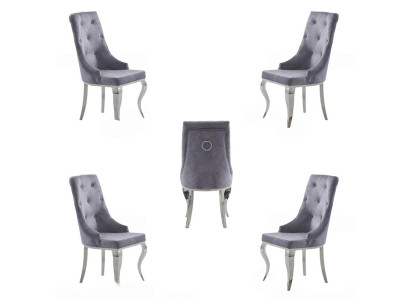 Set Stühle 4x Gruppe Ess Zimmer Neu Garnitur Design Lehnstuhl Stuhl