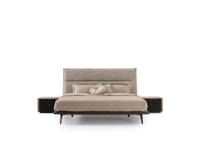 Schlafzimmer Nachttisch Design Möbel Nachttische Holz braune Farbe