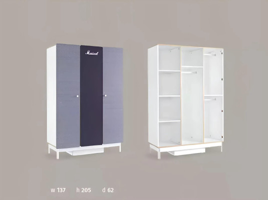 Kleiderschrank Design Schränke Möbel Kinderzimmer Schrank Holz Neu