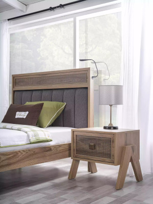 Nachtkonsole Nachttisch Kindernachttisch Kinderzimmer Holz Braun Tisch