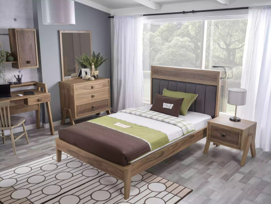Nachtkonsole Nachttisch Kindernachttisch Kinderzimmer Holz Braun Tisch