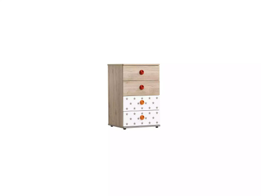 Kindermöbel Kommode Stern Schrank Holz Kommoden Sideboard Design Weiß