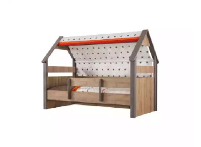 Kinderbett Bett Bettrahmen Kinderzimmer Holz Braun Betten Kindermöbel