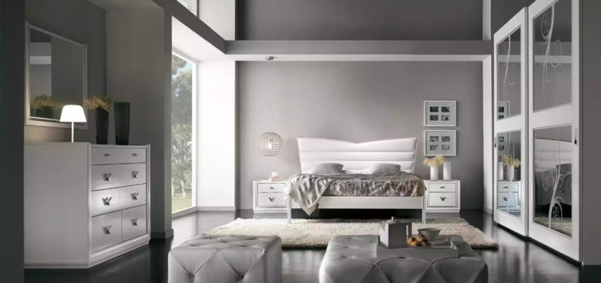 Luxus Schlafzimmer Möbel Bett 2x Nachttische Set Kommode Möbel 6tlg.Neu