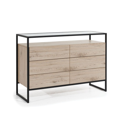 Modernes Schlafzimmer Set Bett Kleiderschrank Holz Kommode 5tlg Garnitur