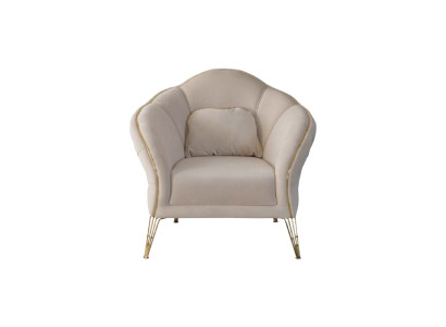 Modern Chesterfield Design Beige Sofa 2x Sessel Polster Couch Couchen Neu