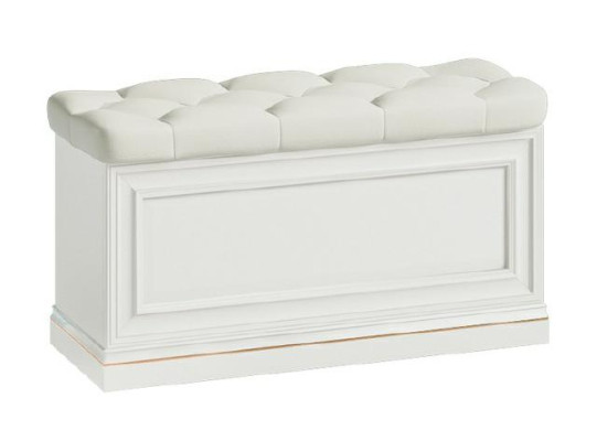 Pufa Hocker Bank Truhe Echtes Leder Box Schrank Begehbarer Kleiderschrank Neu